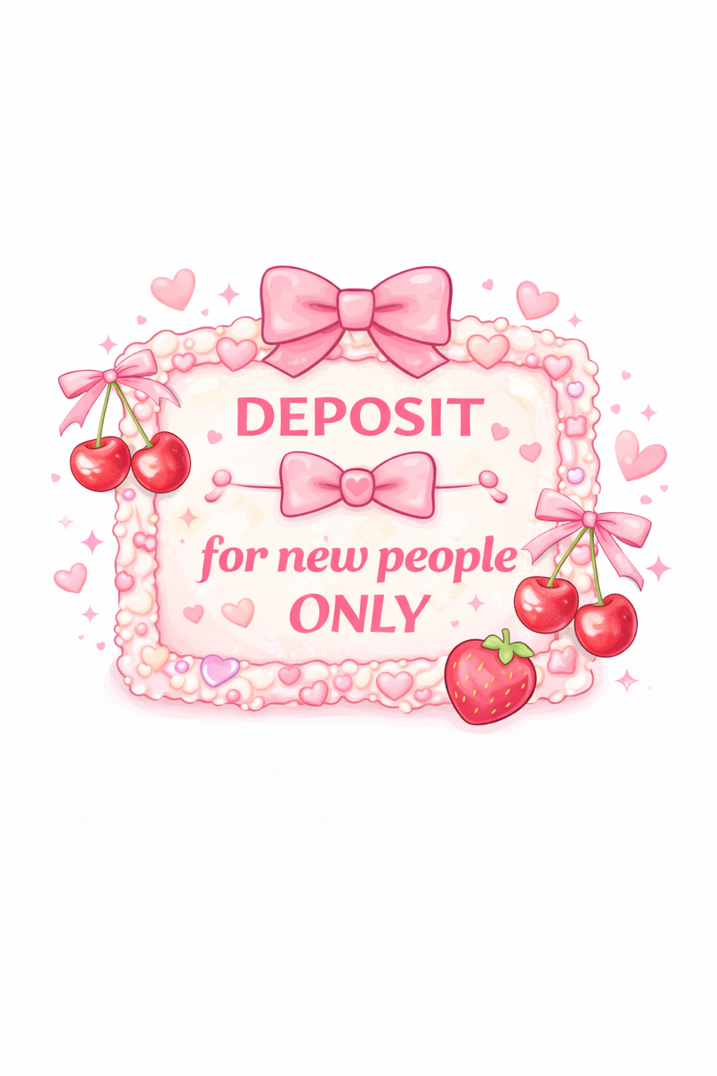 Deposit - new customers only