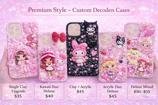 Premium Style ✨ – Custom Decoden Phone Case