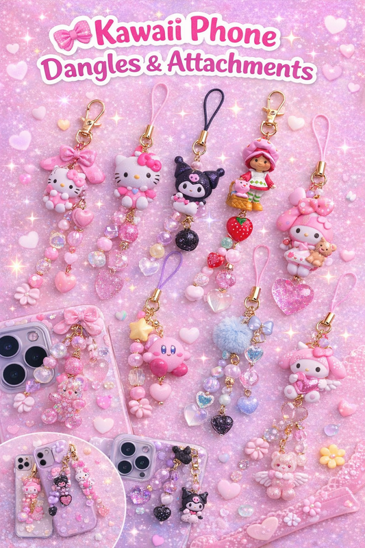 Kawaii Phone Dangles & Attachments